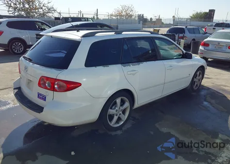 2004 Mazda Mazda6 S z USA, uszkodzony, nr VIN 1YVFP82D045N89381